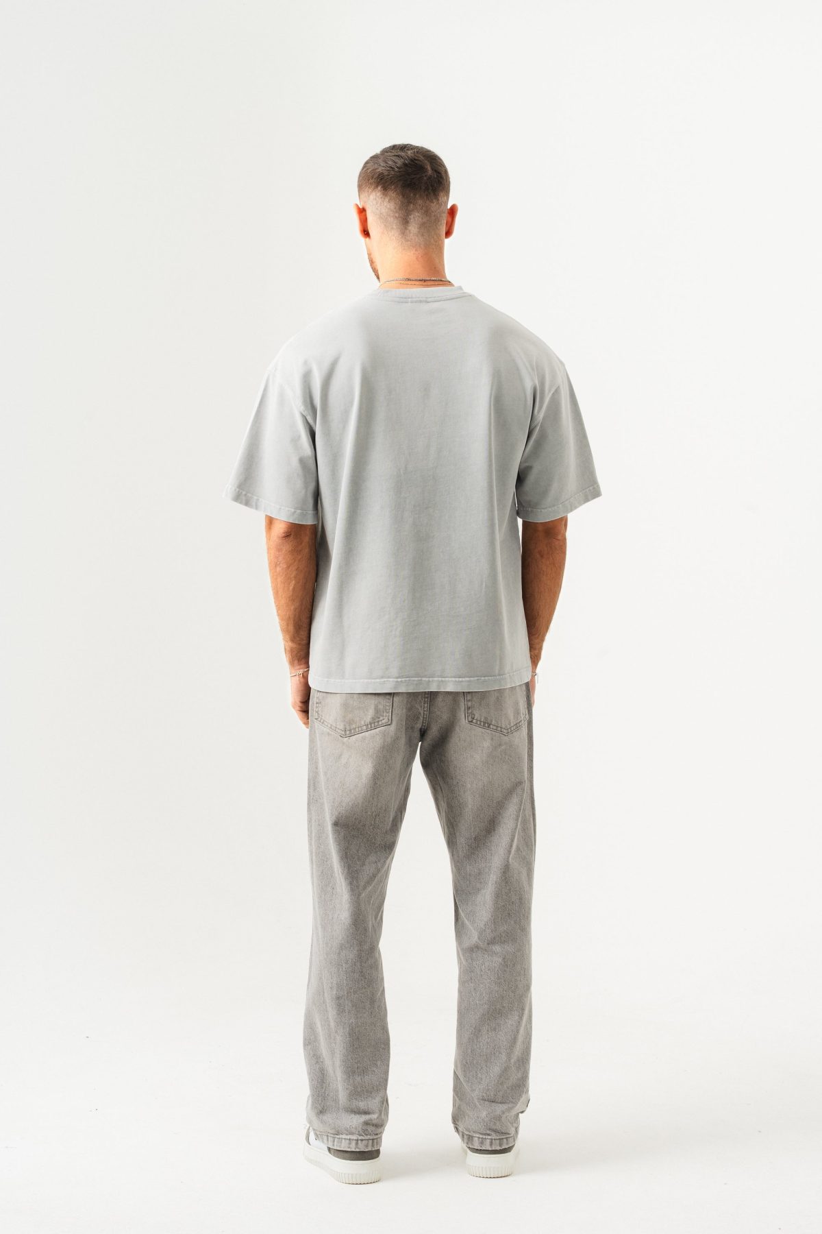BORZ UNISEX CEPLİ-YIKAMALI OVERSİZE TİŞÖRT —  (6)