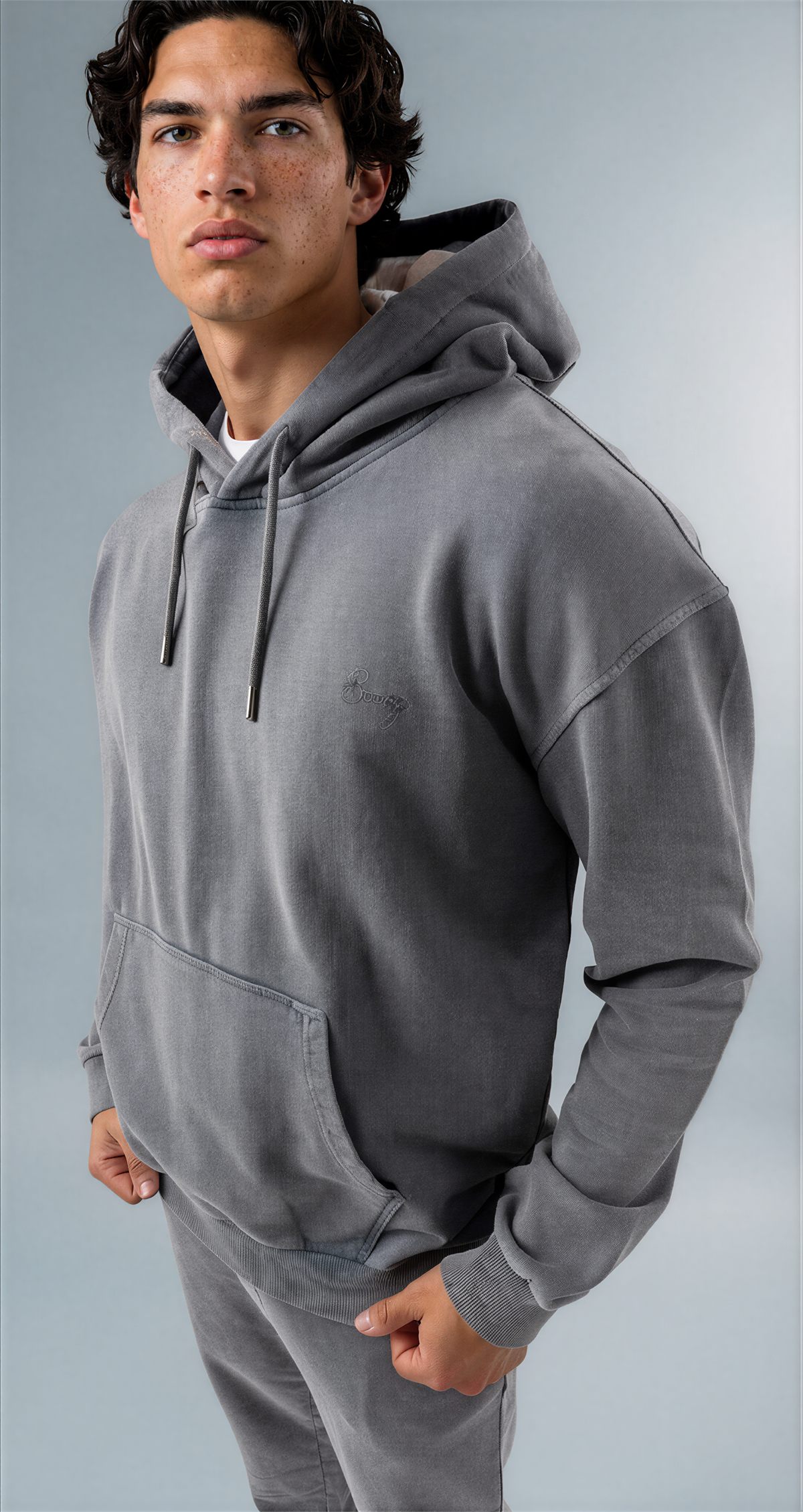 Garment Dyed Hoodie — Storm Grey (5)
