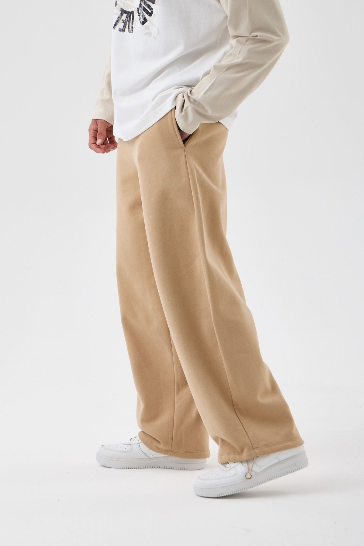 Erkek/Unisex Oversize Fit Bol Paça Eşofman Altı —  (5)