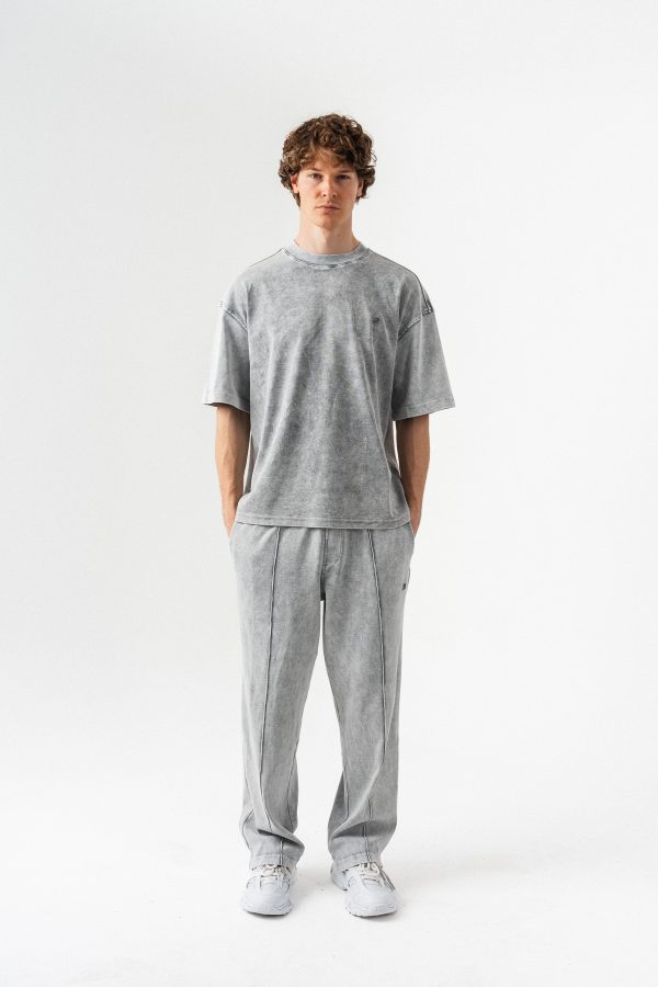 Erkek Efektli Oversize Kalıp T-shirt ve Pantolon Takımı