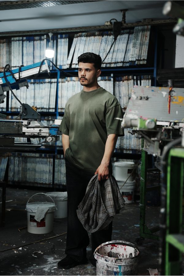 UNISEX GEÇİŞLİ - YIKAMALI OVERSIZE TİŞÖRT