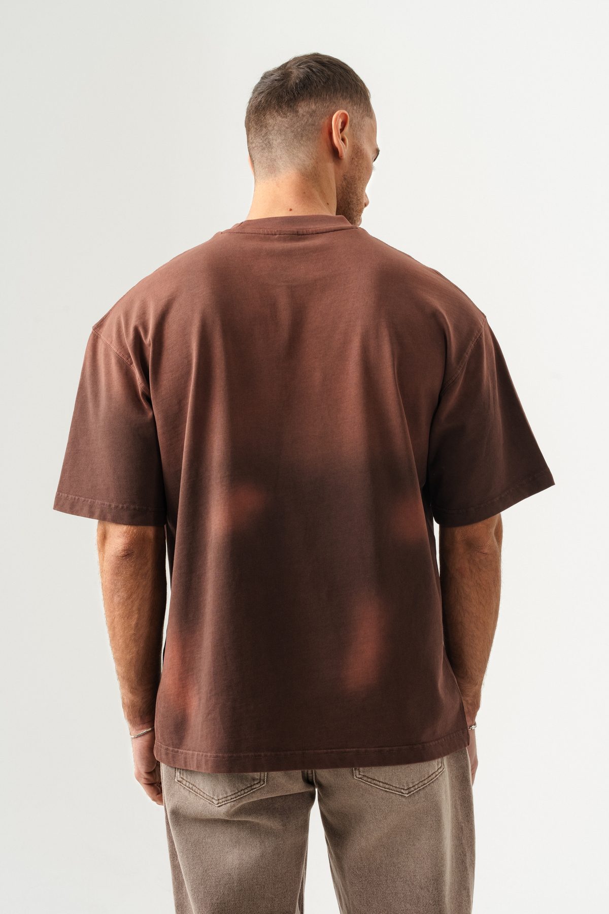 UNISEX GEÇİŞLİ - YIKAMALI OVERSIZE TİŞÖRT —  (4)